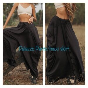 Convertible Maxi Skirt /Palazzo Pants, one size fits all